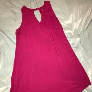 XL magenta short dress